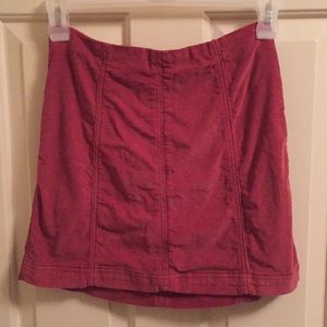 Free people mini skirt